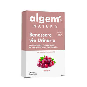 Algem natura - Algem lady benessere vie urinarie 20 capsule 710 mg