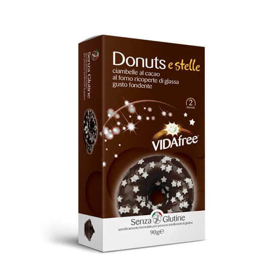 Vidafree donuts e stelle - 2 pezzi da 45 g