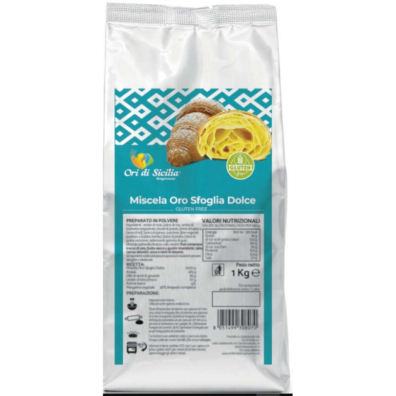 Miscela oro sfoglia dolce - Ori di sicilia mix oro sfoglia dolce 1 kg