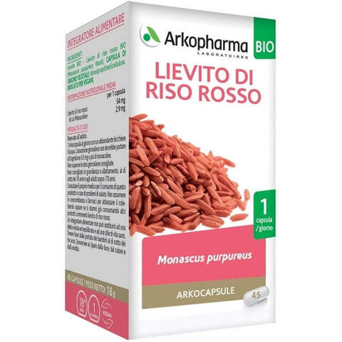Arkofarm - Arko capsule lievito riso rosso 45 capsule bio