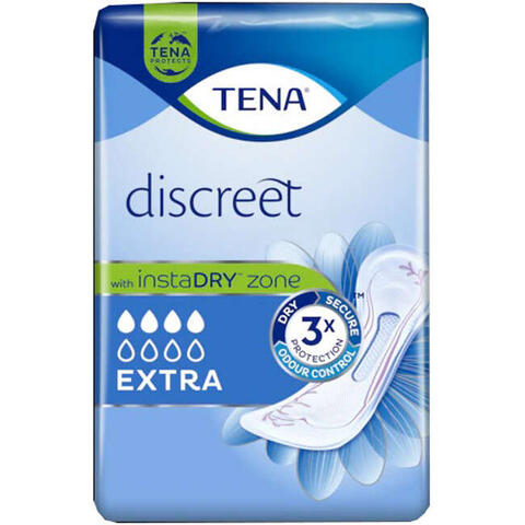 Tena - Assorbente incontinenza leggera  discreet extra 10 pezzi