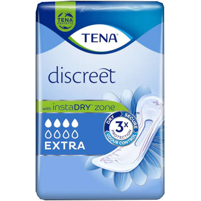 Tena - Assorbente incontinenza leggera  discreet extra 10 pezzi