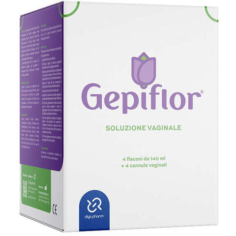 Lavanda vaginale - Soluzione vaginale gepiflor 4 flaconi da 140 ml