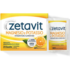 Zetavit - Magnesio potassio 24 bustine da 4 g