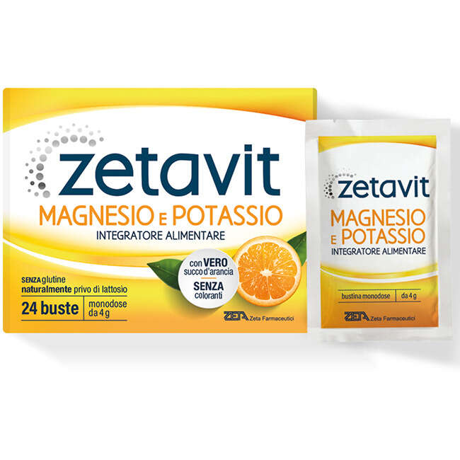 Zetavit - Magnesio potassio 24 bustine da 4 g