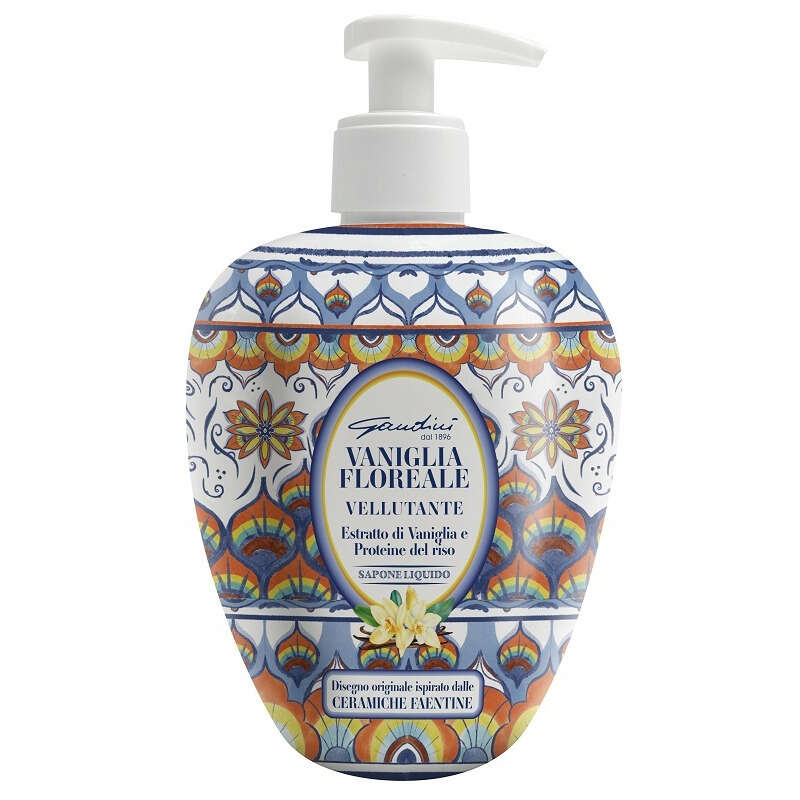 Gandini vaniglia floreale - Gandini sapone liquido faenza vaniglia 500 ml