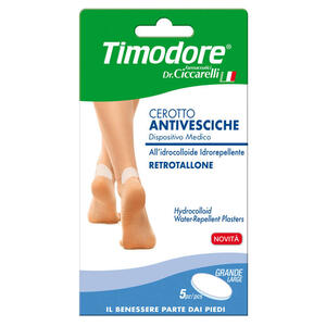 Timodore - Cerotto antivesciche retrotallone 5 pezzi
