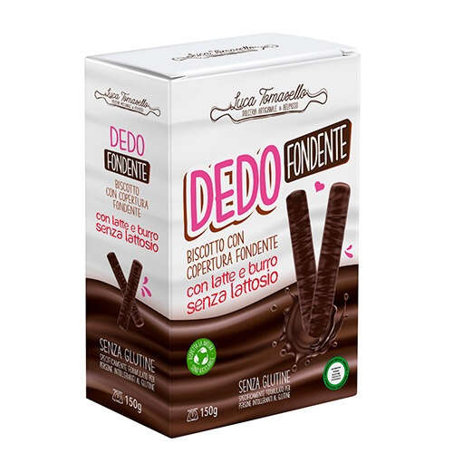 Dedo fondente - Biscotto copertura fondente 150 g