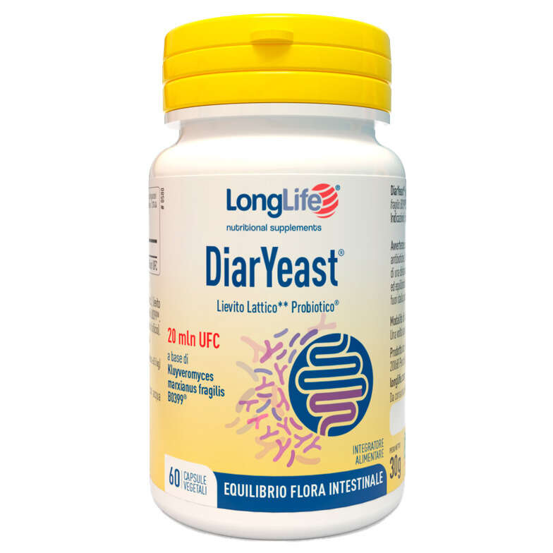 Longlife - Diaryeast 60 capsule vegetali
