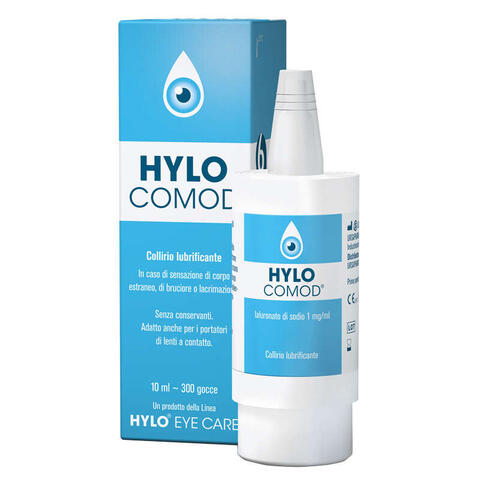 Hylocomod - Hylo-comod gocce oculari ialuronato di sodio 0,1%  flaconcino 10 ml