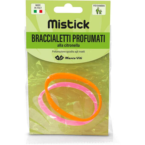 Mistick - Braccialetti rosa + arancia 2 pezzi