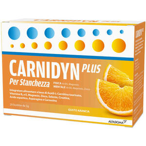 Carnidyn - Plus 20 bustine da 5 g gusto arancia