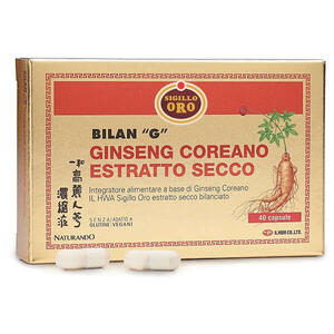 Bilan "g" ginseg coreano - Ginseng bilan-g 40 capsule