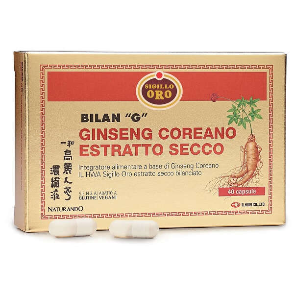 Bilan "g" ginseg coreano - Ginseng bilan-g 40 capsule