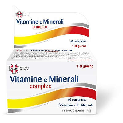 Matt pharma vitamine e minerali complex - Matt divisione pharma vitamine e minerali complex 60 compresse