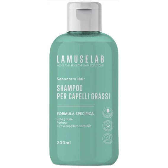 Lamuselab - Sebonorm hair shampoo per capelli grassi 200 ml