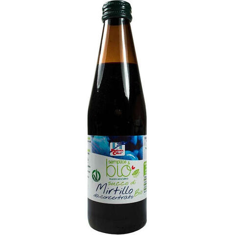 Semplice&bio - Fsc succo di mirtillo da concentrato bio senza zuccheri aggiunti 330 ml