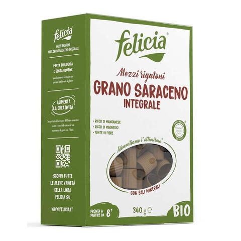 Felicia bio - Saraceno mezzi rigatoni 340 g