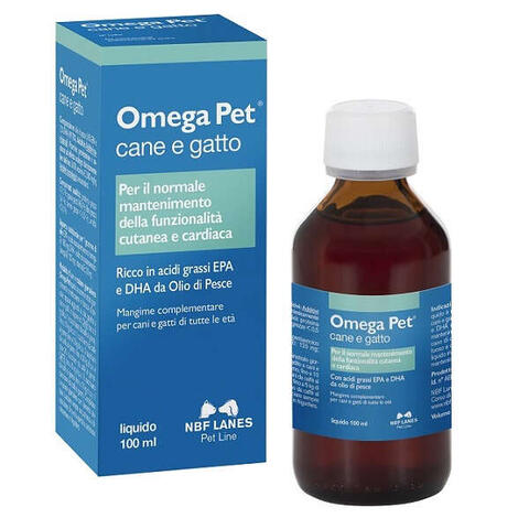 N.b.f. lanes - Omega pet olio flacone 100 ml