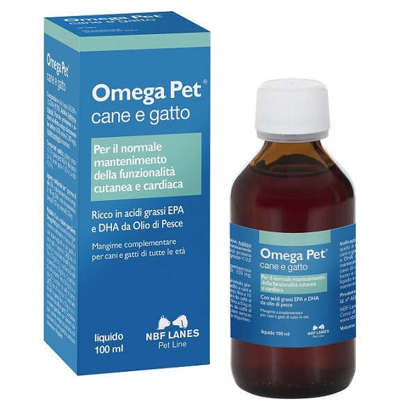 N.b.f. lanes - Omega pet olio flacone 100 ml