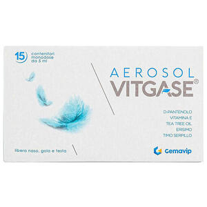 Vitgaseaerosol - Vitgase aerosol 15 flaconcini 5 ml