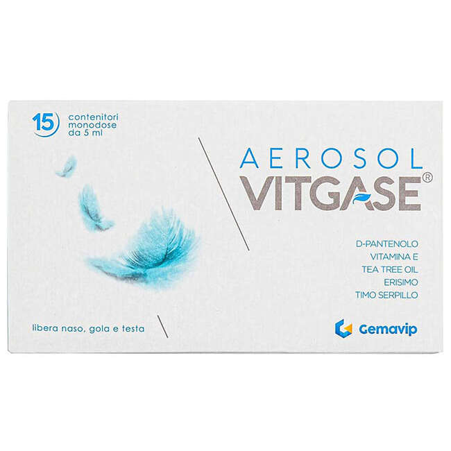 Vitgaseaerosol - Vitgase aerosol 15 flaconcini 5 ml