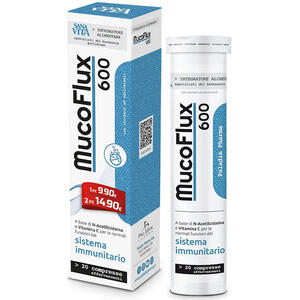 Sant'anna - Sanavita mucoflux 600 20 capsule effervescenti