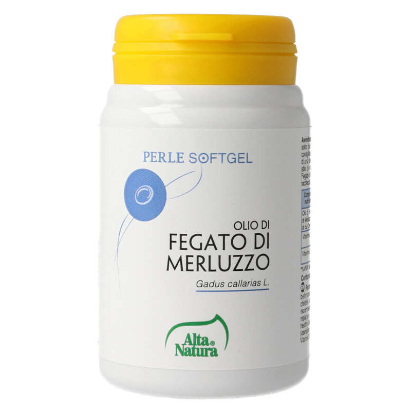 Alta natura - Fegato di merluzzo 100 perle pilloliera 40 g