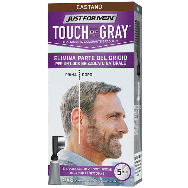 Just for men - Touch of gray castano 40 g