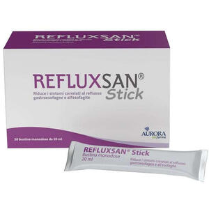 Refluxsan - Stick 20 bustine monodose da 20 ml senza glutine senza lattosio