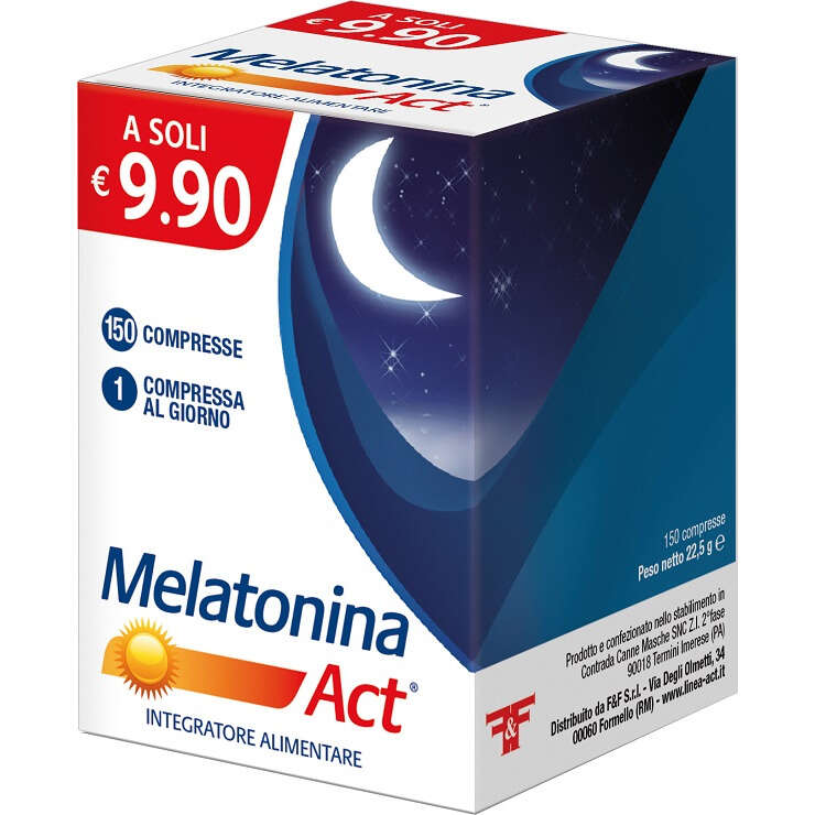 F&f - Melatonina act 150 compresse