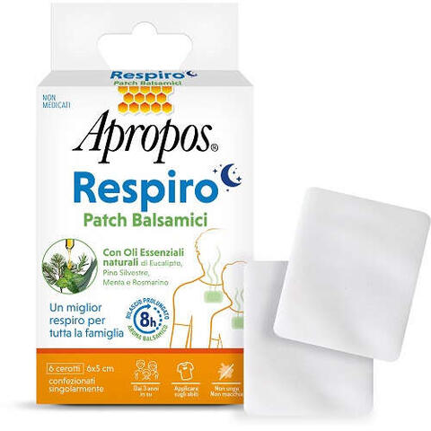 Apropos - Respiro patch balsamici 6 pezzi