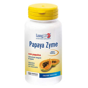 Longlife - Papaya zyme 120 compresse masticabili