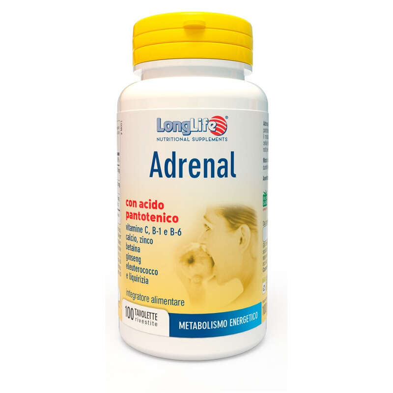 Longlife - Adrenal 100 tavolette masticabili rivestite