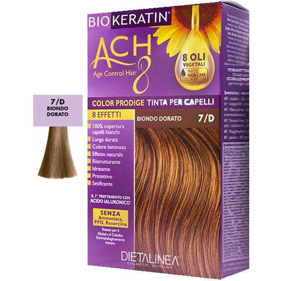 Biokeratin - Ach8 color prodige 7/d biondo dorato