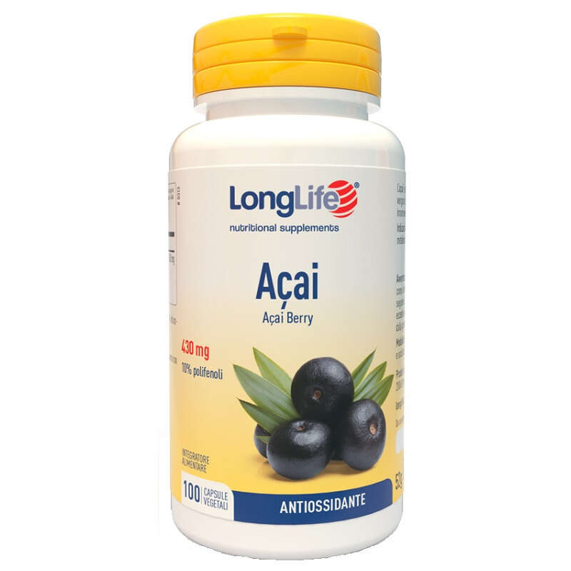 Longlife - Acai 100 capsule vegetali