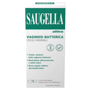 Saugella - Attiva vaginosi batterica 7 ovuli vaginali