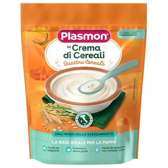 Plasmon - Cereali crema ai 4 cereali 200 g