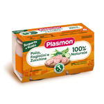 Plasmon - Omogeneizzati pollo fagiolini zucchine 2 pezzi da 120 g