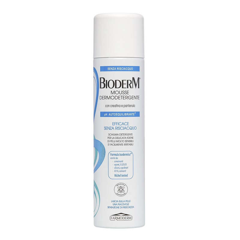 Bioderm  mousse dermodetergente - Bioderm mousse dermodetergente 400 ml