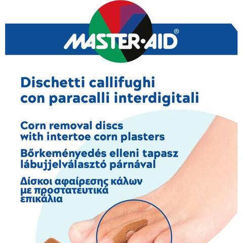 Pietrasanta pharma - Dischetto callifugo 6 pezzi + paracallo 6 pezzi interdigitali master-aid footcare b5