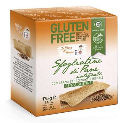Pane anna - Il pane di anna sfogliatine pane integrale senza glutine 315 g
