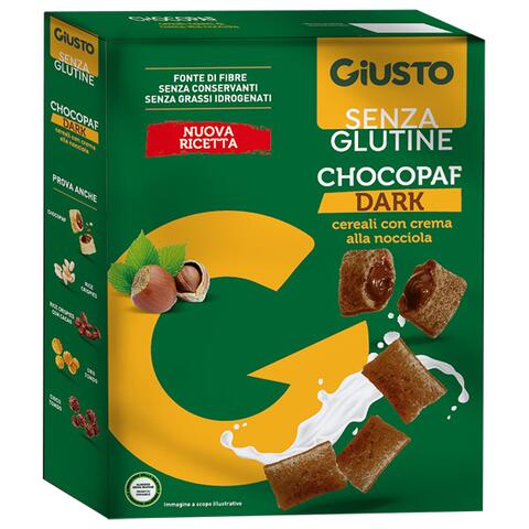 Giusto - Senza glutine chocopaf dark 250 g