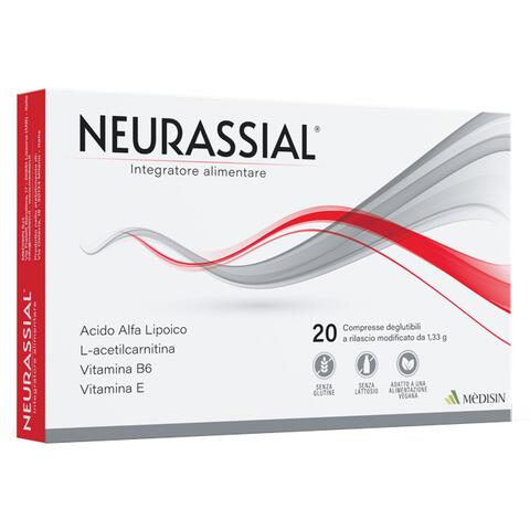 Medisin - Neurassial 20 compresse 1,33 g senza glutine senza lattosio