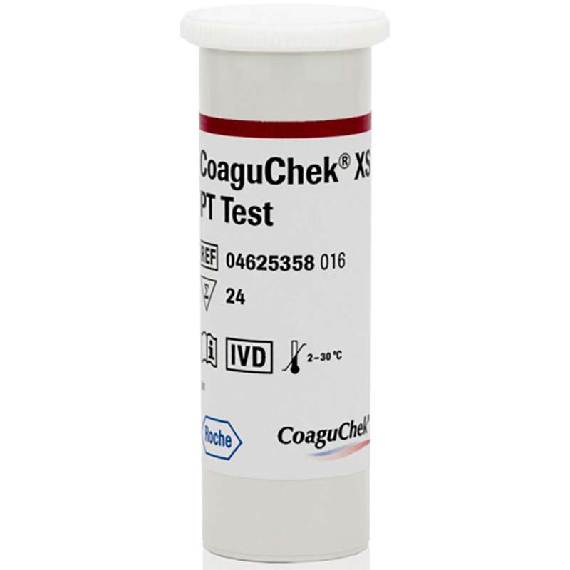 Coaguchek - Strisce reattive per apparecchio autodiagnostico  xs pt test 6 pezzi