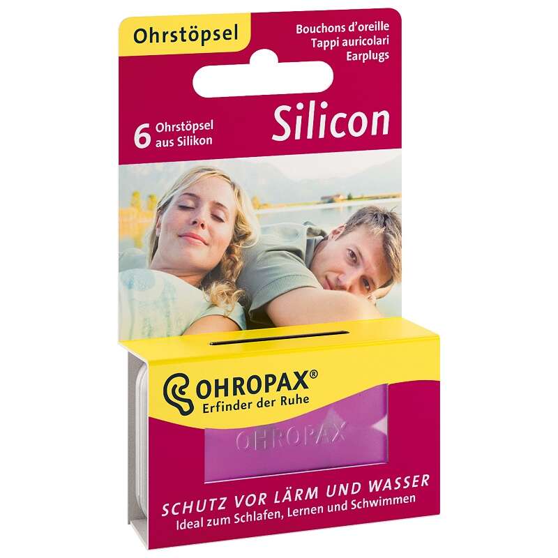 Ohropaxsilicone - Ohropax tappi auricolari silicone 6 pezzi