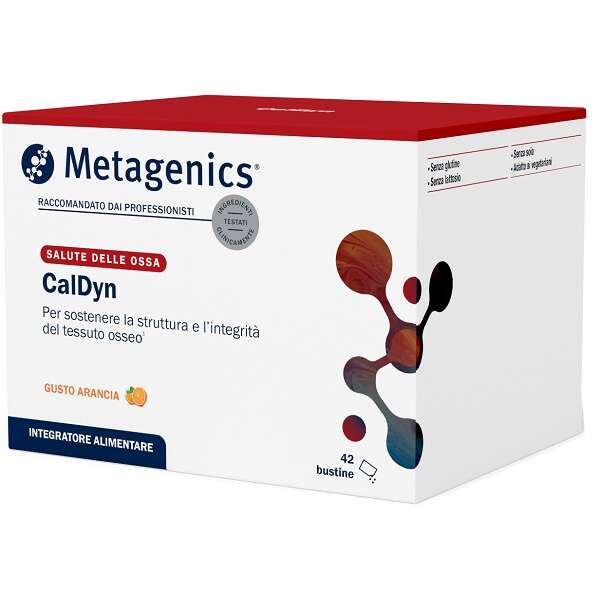 Metagenics - Caldyn 42 bustine gusto arancia con edulcorante senza glutine senza lattosio