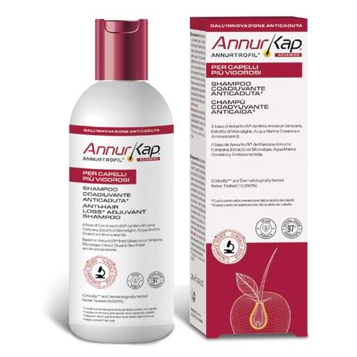 Annurkap advanced shampoo coadiuvante anticaduta - 200 ml
