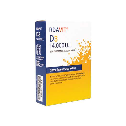 Laboratorio della farmacia -  RDAVIT D3 14000 UI 20 COMPRESSE MASTICABILI