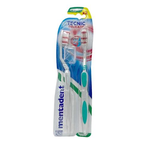 MENTADENT - SPAZZOLINO TECNIC SOFT 2 PEZZI